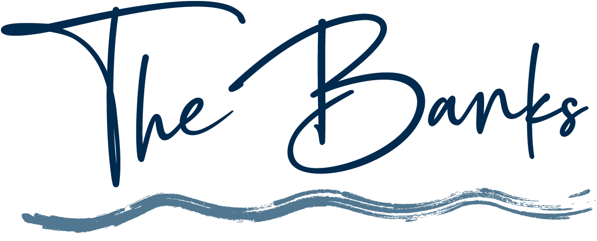The image features the text "The Banks" in a stylized font.